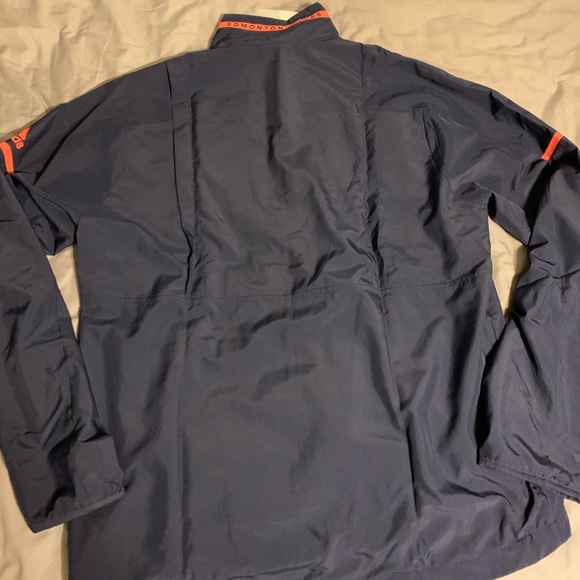 Edmonton Oilers Adidas Full-Zip Windbreaker Jacket - Picture 2 of 7